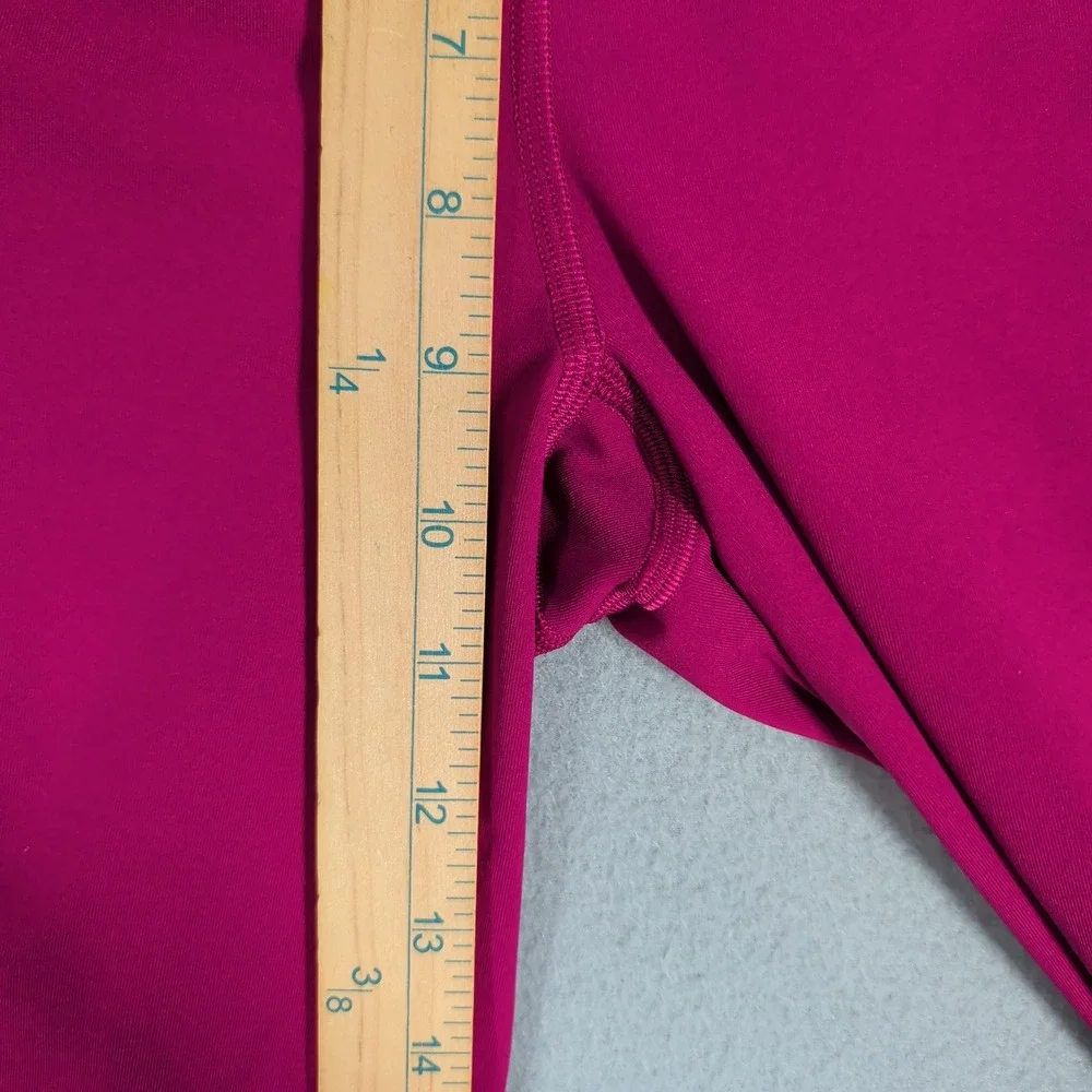 Lululemon Leggings Women 8‎ Pink Speed Up Crop Yoga Running Athletic Activewear